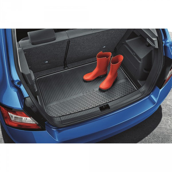VAG OEM bagasjeromsmatte til Skoda Fabia III (NJ) – TPE thermoplastic elastomer