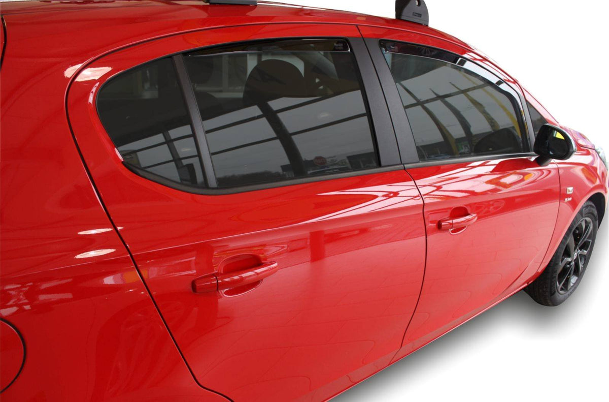 Heko vindavviser til Opel CORSA D/E 5-dørs 09. – sort transparent