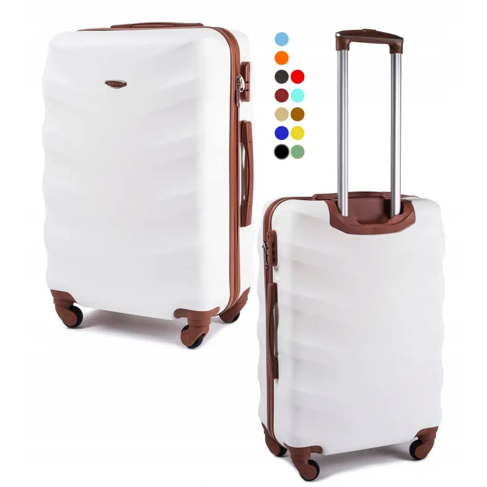 Eksklusivt Sett Med 2 Abs-kofferter Medium + Håndbagasjestørrelse - 1