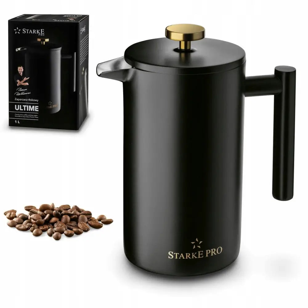 Elegant Stempelkanne For Kaffe Og Te Som Termos 1l Pro - 1