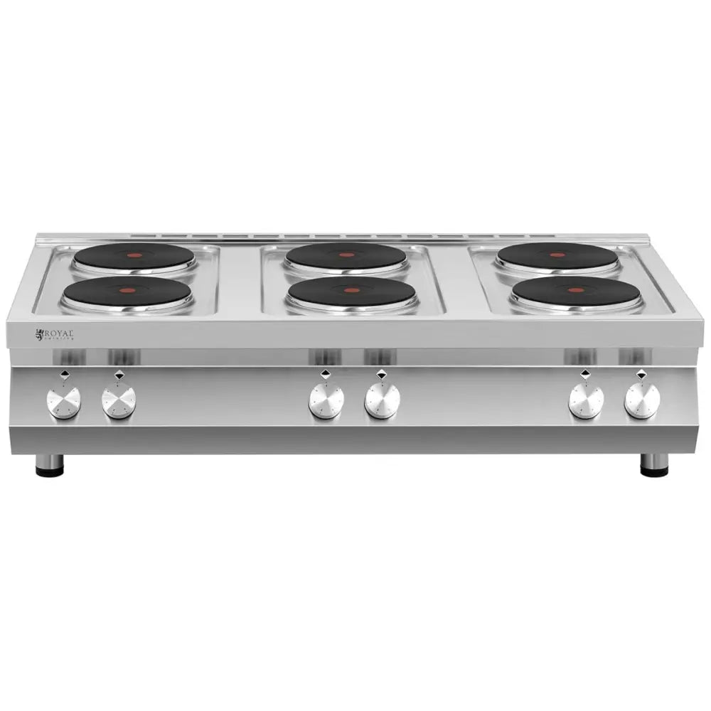 Elektrisk 6-platers Koketopp med 22 Cm Diameter 6 x 2600 w 400 v - Italia