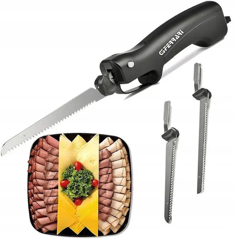 Elektrisk Kniv For Skjæring Av Brød Og Kjøtt Med 2 Blader - 1