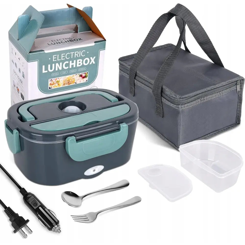 Elektrisk Lunsjboks Med Varmefunksjon 230v 12v 24v Lunchbox Lastebil - 1