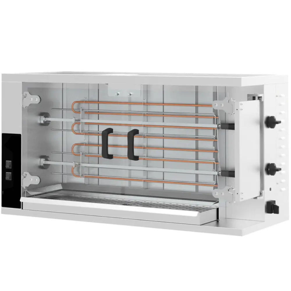 Elektrisk Rotisserie For 8-10 Kyllinger 2 Nivåer 6 Kw 400 v - Hendi 221464 - 1