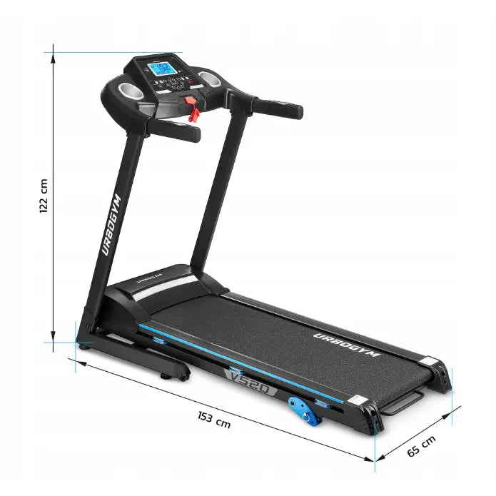 Elektrisk Tredemølle For Hjemmet Fit Fitness Gym Pilates Demping Usb - 10