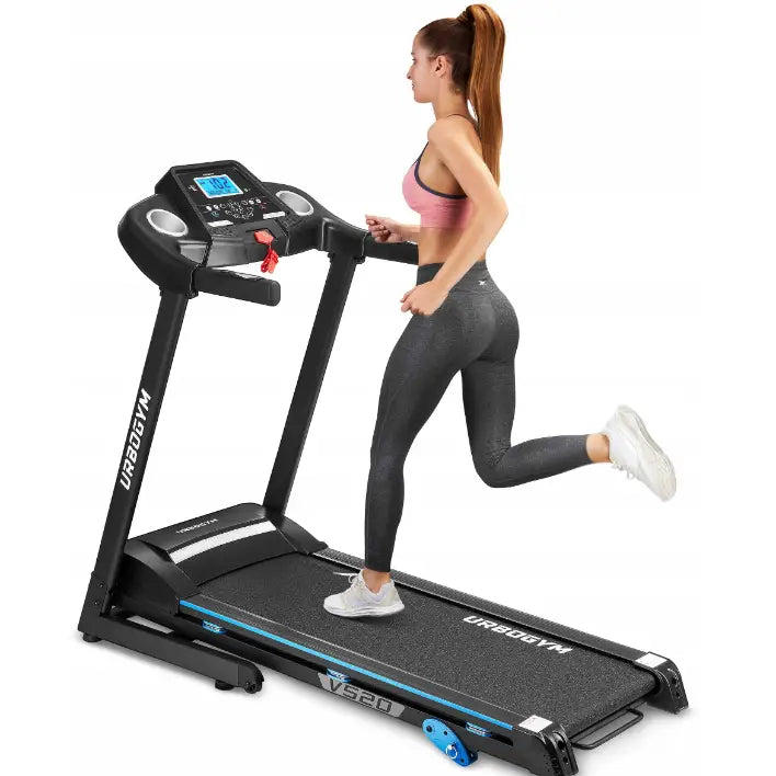 Elektrisk Tredemølle For Hjemmet Fit Fitness Gym Pilates Demping Usb - 6