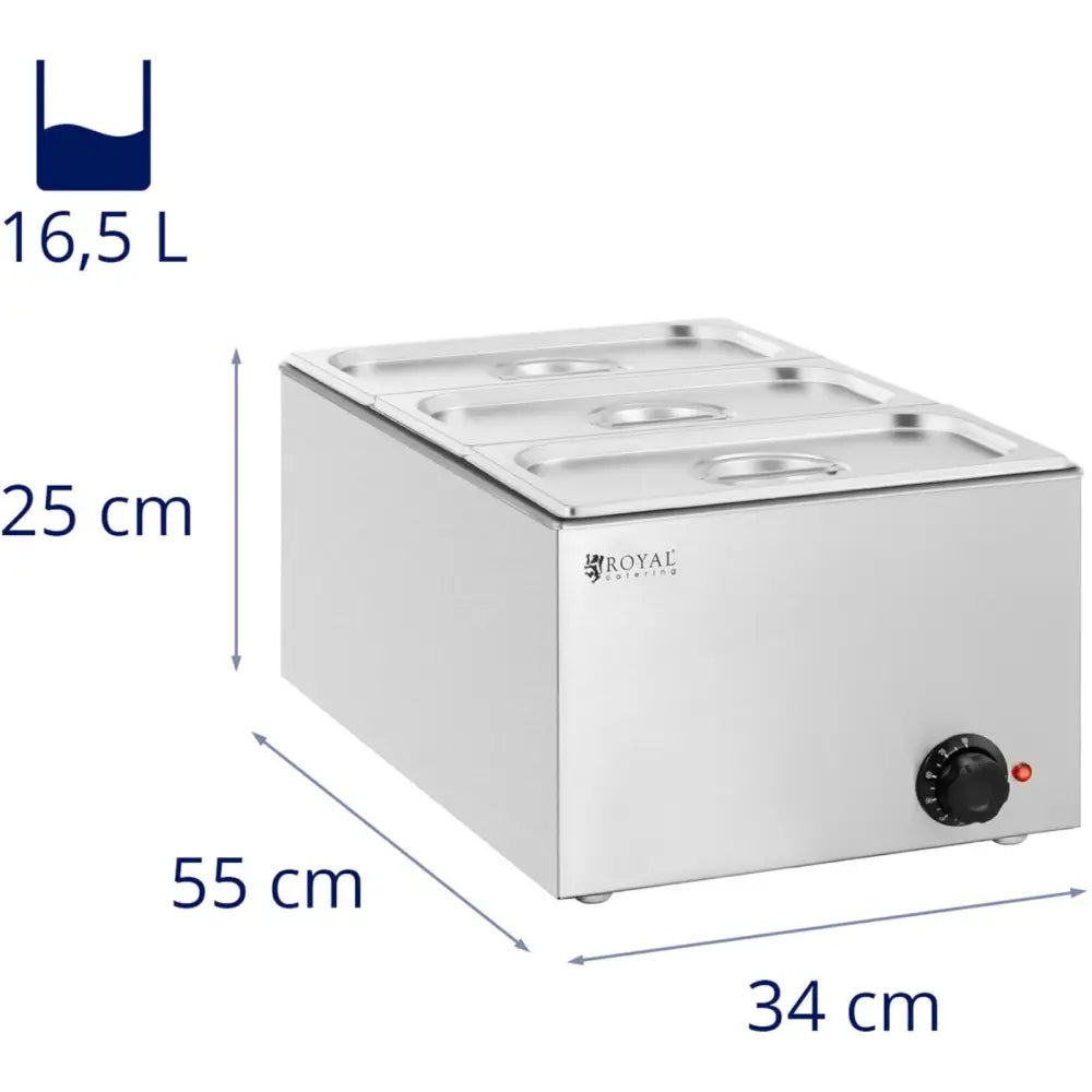 Elektrisk Varmeovn 3 x Gn 1/3 640 w - 7