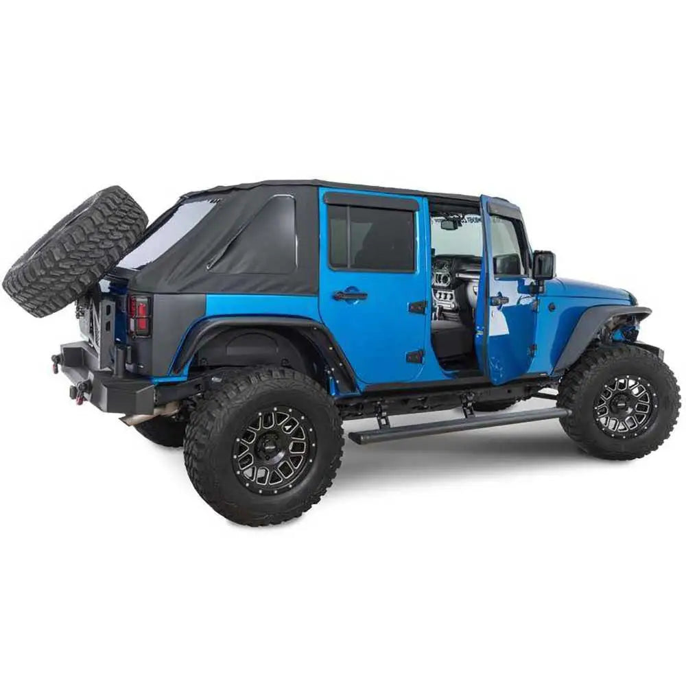 Elektriske Sideskjørt Powerstep Amp Research - Jeep Wrangler Jk 4 d 07-18 - 2