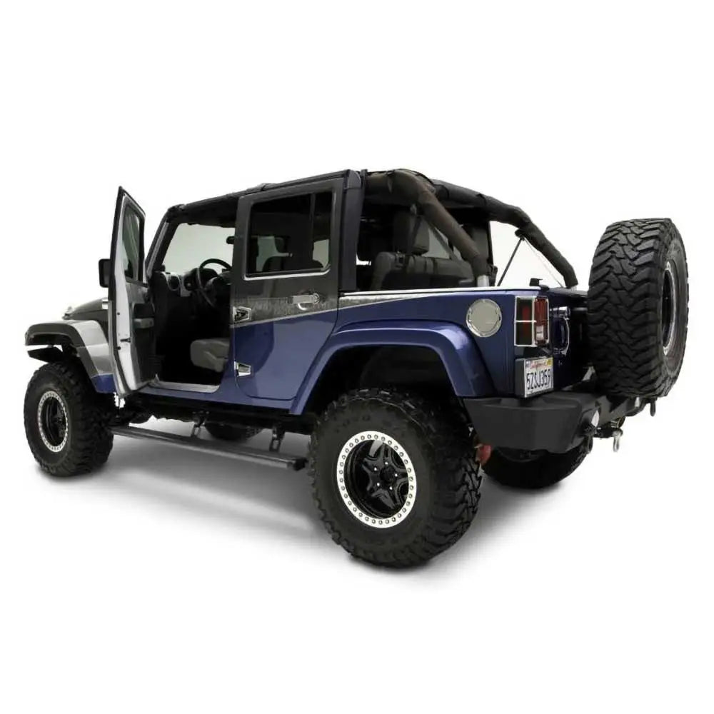 Elektriske Sideskjørt Powerstep Amp Research - Jeep Wrangler Jk 4 d 07-18 - 4