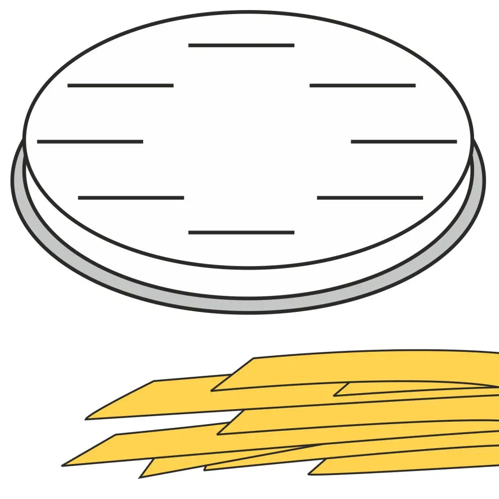 Endestykke For å Lage Fettuccine-pasta-flate Bånd 16 Hull 8x1 Mm Mpf2.5/4 - Hendi 229354 - 1