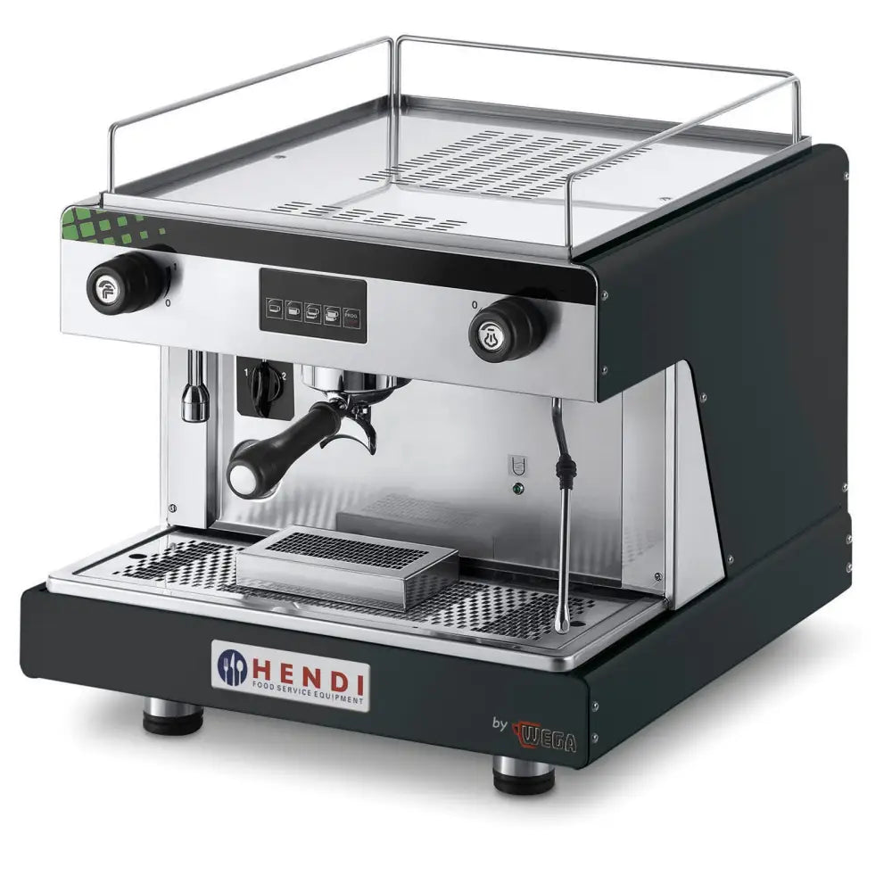 Espresso-kolbe Kaffemaskin - Wega Top Line 1-gruppe Elektronisk Svart - 1