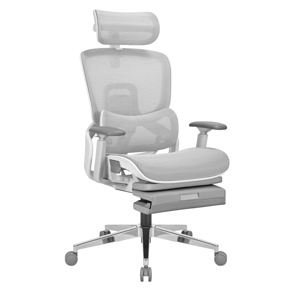Mark Adler Expert 9.3 grå ergonomisk kontorstol – sett forfra