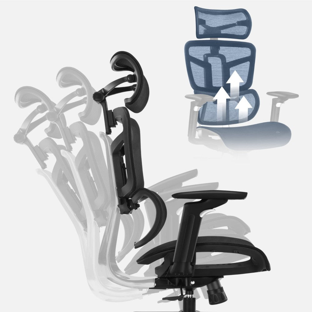 Mark Adler Expert 9.5 – Tilt Advance-mekanisme sett fra siden
