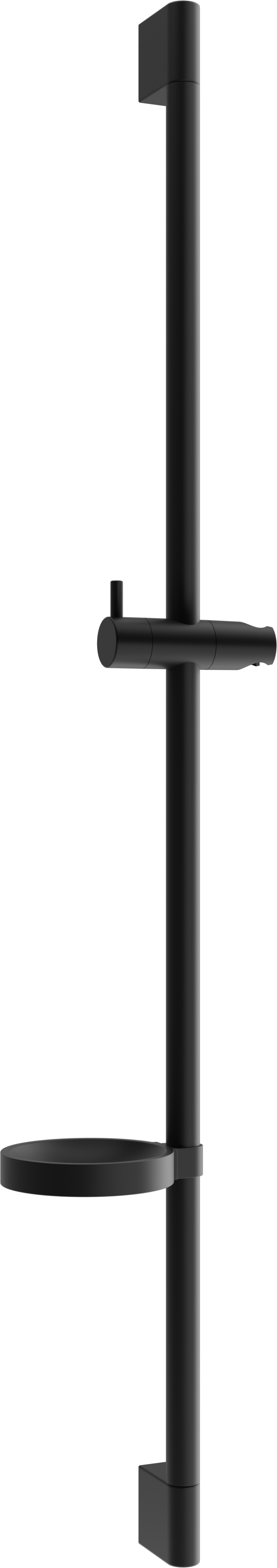 Mexen DS dusjstang med såpeskål 90 cm, svart - 79383