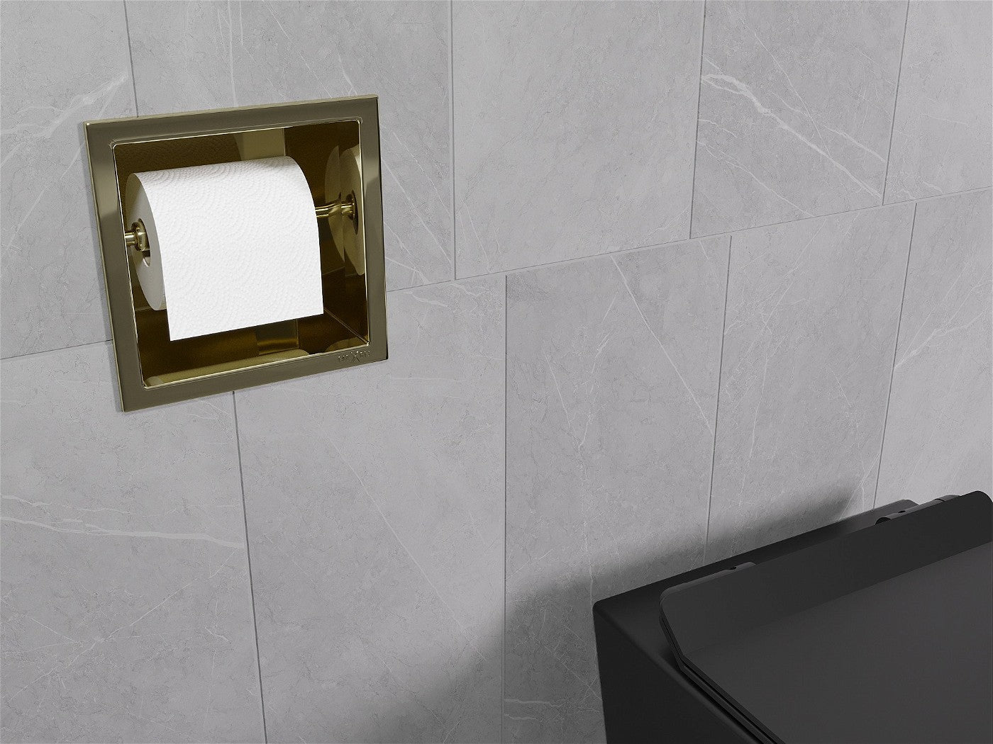 Mexen X-Wall-P toalettpapirholder, gyllen