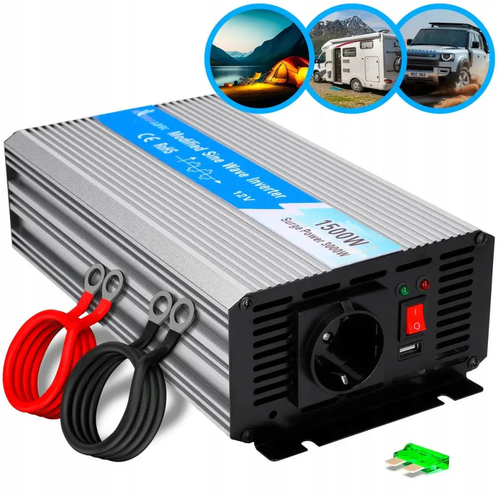 Extralink Opip-1500w Omformer Bil 12v 1500w - 1