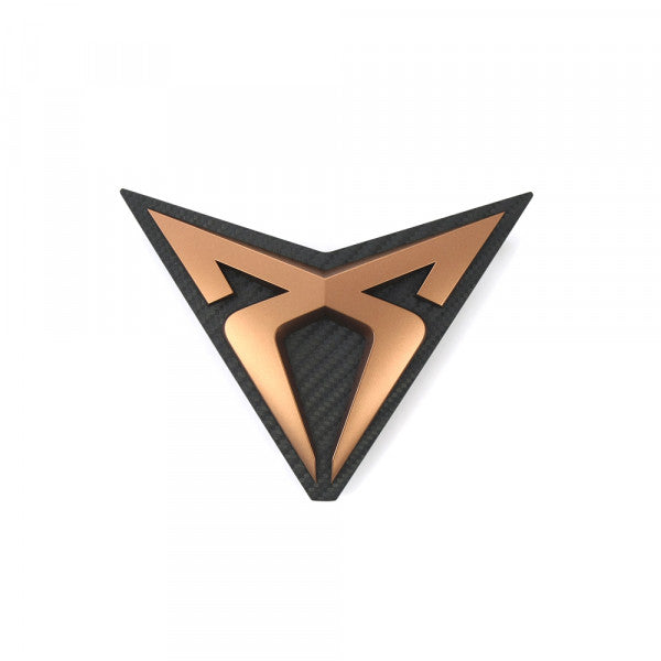 Emblem Seat CUPRA Ateca > Copper / Carbon - sett bakfra