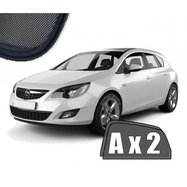 Sr solskjerm i akryl til Opel Astra J Hatchback med enkel montering og vindavviserfunksjon