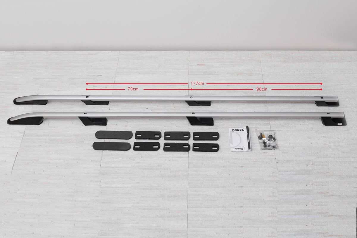 Takrails Nissan Primastar I Ventshield (2002-2016) - sett forfra
