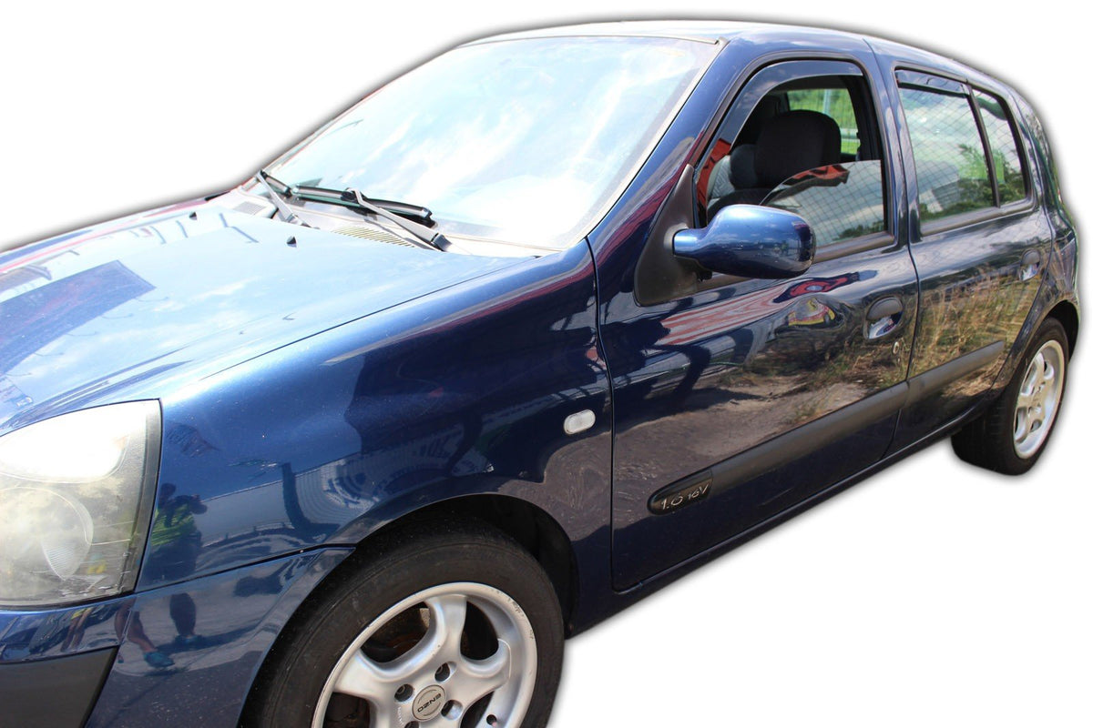 Heko vindavviser til Renault CLIO II 5-dørs 1998→ sett 2 stk., RENAULT THALIA 4-dørs – PMMA Plexi