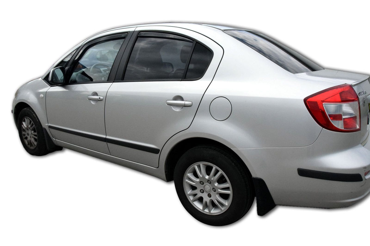 Vindavviser Suzuki SX4 I 4-dørs 2008→ Sedan sett 4 stk. – PMMA Plexi - nærbilde