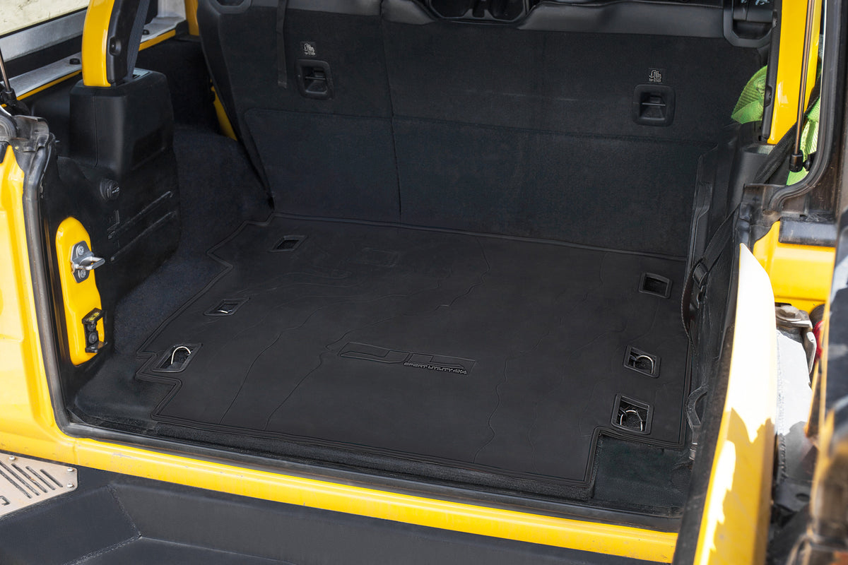 Bagasjeromsmatte Jeep Wrangler JL (2017-) – TPE - detaljer