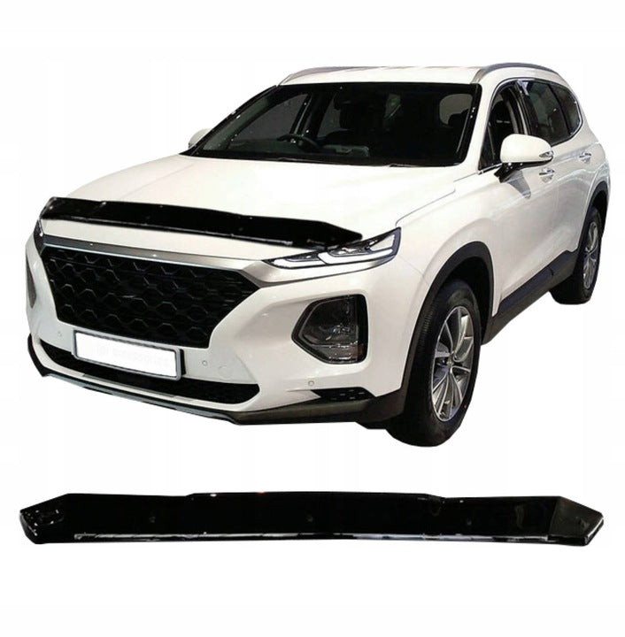 Scoutt panserbeskytter i akryl til Hyundai Santa Fe IV pre-facelift, svart blank, effektiv steinsprutbeskyttelse
