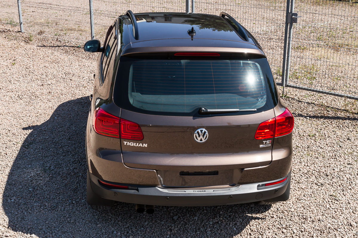 Ven-Tuning bakfangerbeskytter til Vw Tiguan I – børstet stål