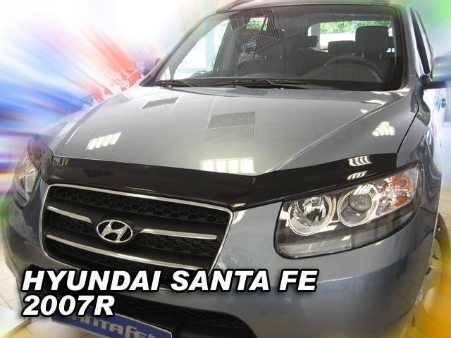 Heko panserbeskytter i akryl til Hyundai Santa Fe II med effektiv steinsprutbeskyttelse og enkel montering