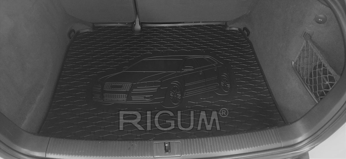 Rigum bagasjeromsmatte til Audi A3 8P Sportback – 10 mm kant