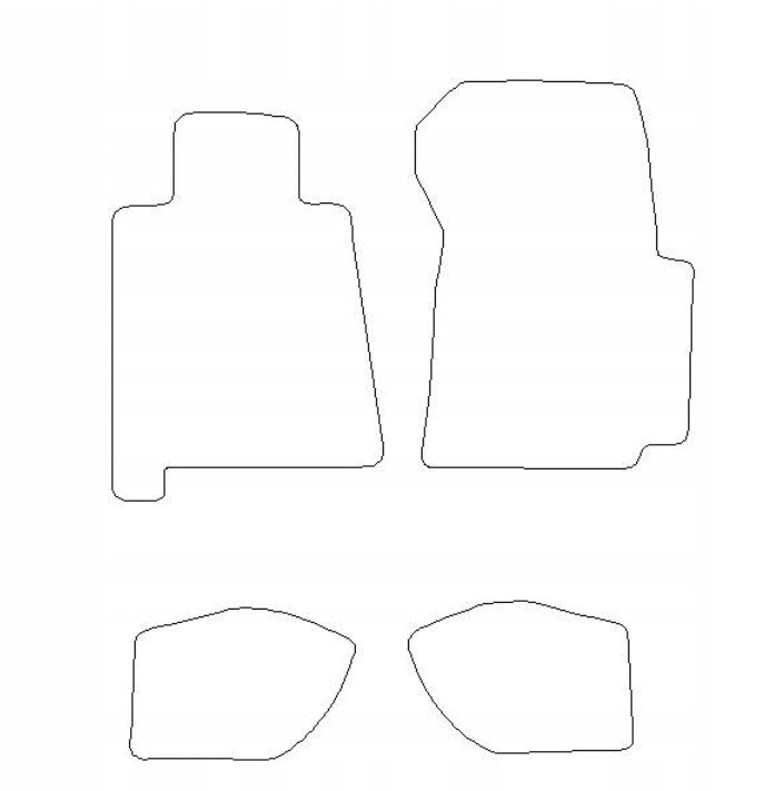 Gulvmatter Porsche 928 Coupe (1986-1995) – Premium Stoff - Textil - detaljer