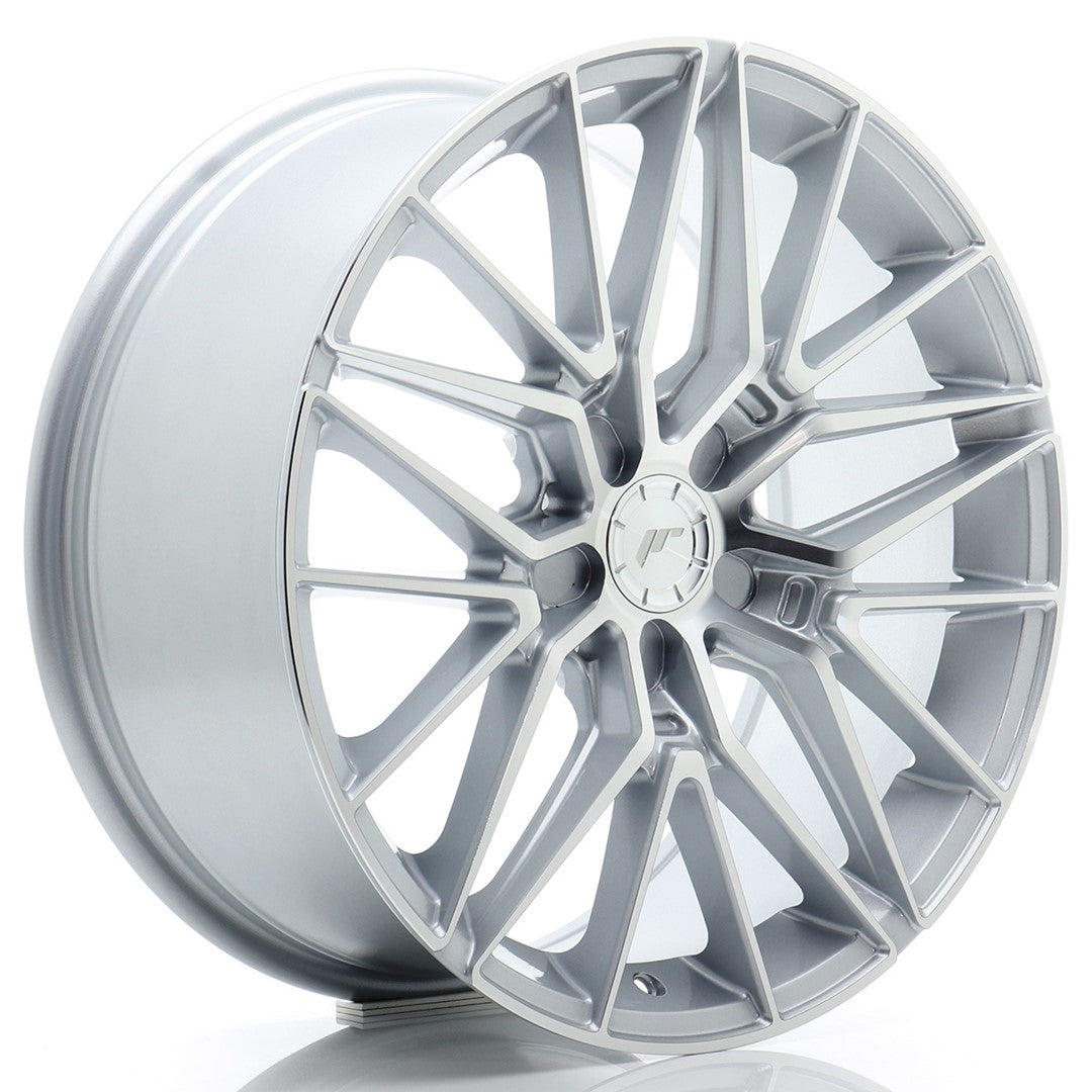 Felg JR Wheels JR38 18x8" Silver – sett forfra