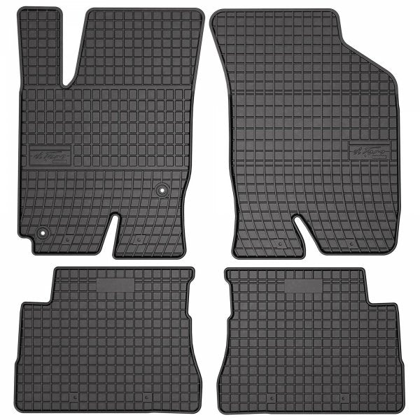 Frogum gummimatter til Hyundai Getz (2002-2011) – svart, 1 cm sidekant, sett med 4, TÜV-godkjent