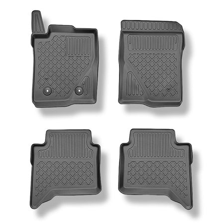 Gulvmatter Vw Amarok II (2022-) – TPE antiskli myk plast - sett bakfra