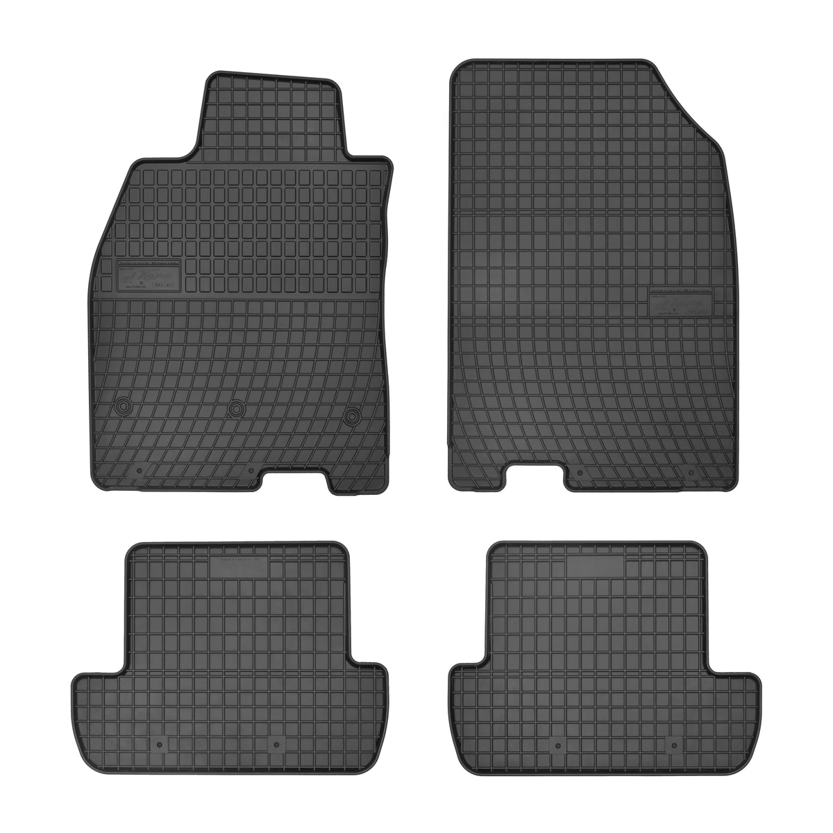 Frogum gummimatter til Renault Megane III (2008-2015) – svart, vanntette, sett med 4 stk.