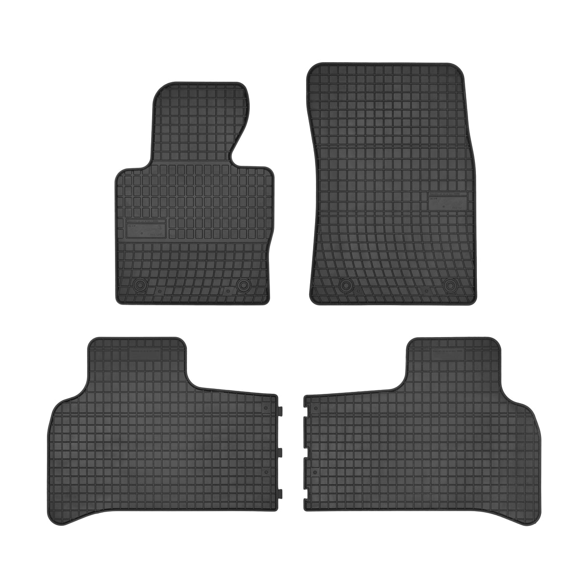 Frogum gummimatter til Land Rover Range Rover L322 (2002–2012) – svart/anthracite, 4-delers sett med sidekant