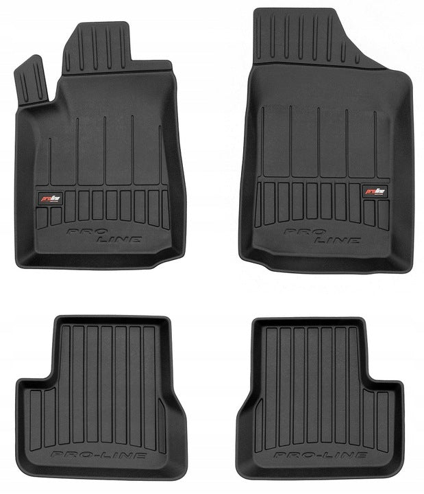 Frogum ProLine 3D gulvmatter til Citroën C3 I 2002–2009 – formstøpt TPE med høy oppkant