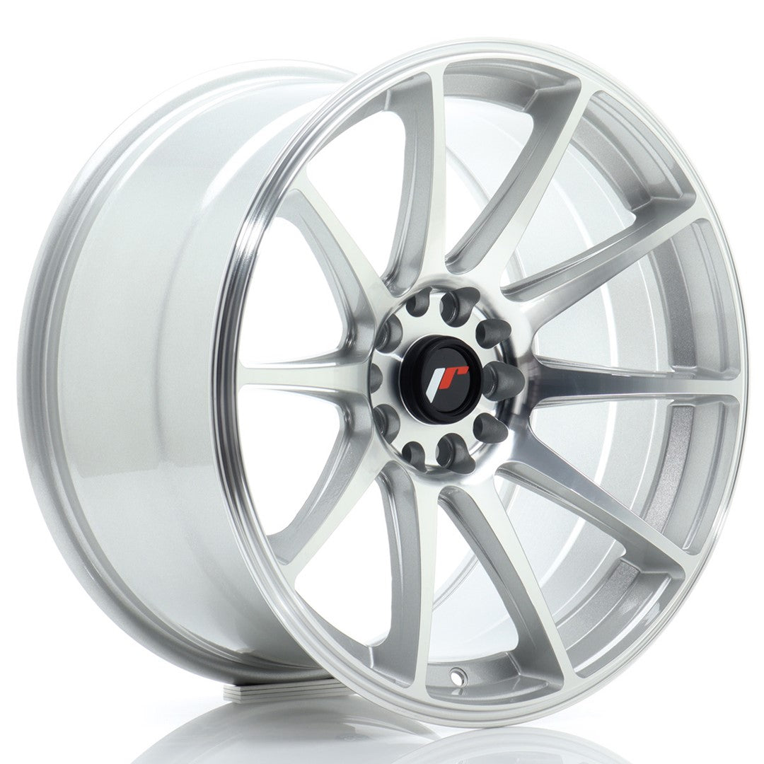 Felg JR Wheels JR11 18x9,5" Silver – sett forfra