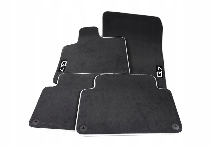 VAG OEM stoffmatter til Audi Q7 4L – svart stoff