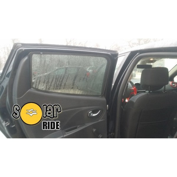 Solskjerm Renault CLIO FLH IV (2012-2019) (4 stk) - sett bakfra