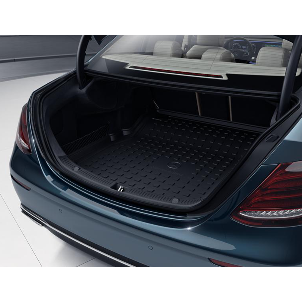 Mercedes OEM bagasjeromsmatte til Mercedes E (W213) Sedan / Genuine® Boot Liner – vanntett og slitesterk