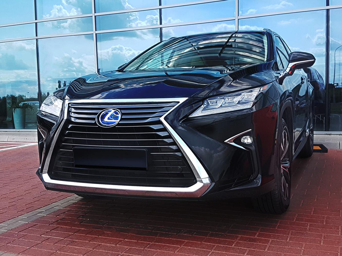 Bakfangerbeskytter Lexus RX 450h IV / Black Edition (2015-2019) – rustfritt stål - nærbilde