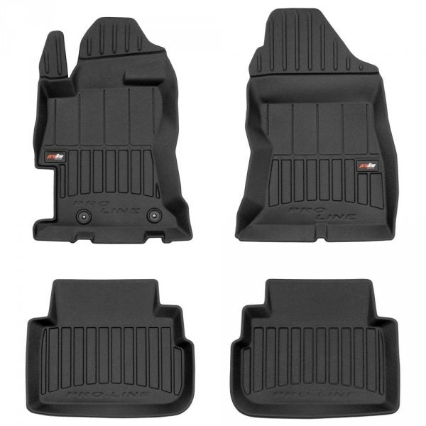 Frogum 3D Premium gulvmatter til Subaru XV II (2018-2023) – TPE, vanntett, 4-delers sett