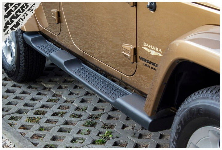 Stigtrinn Jeep Wrangler JK (2006-2018) - sett forfra