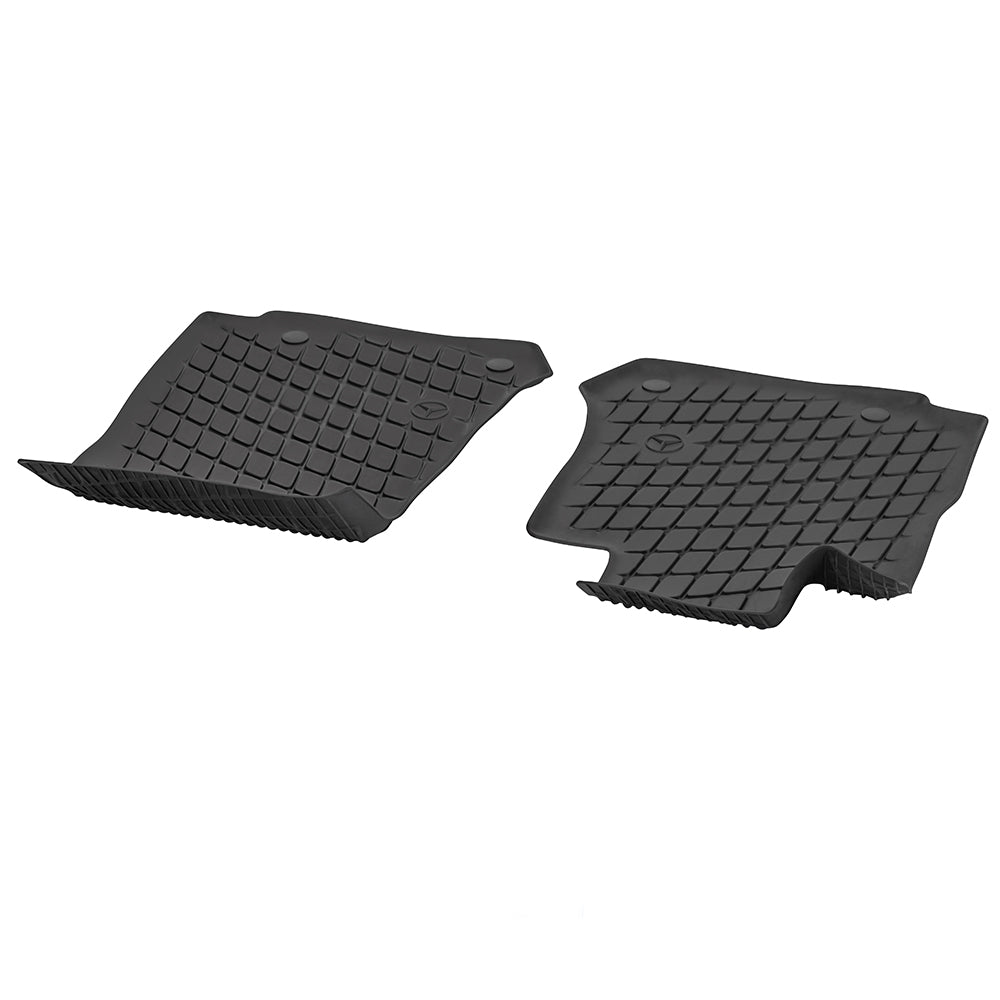 Genuine® Mercedes-Benz OEM gulvmatter i TPE gummi til Mercedes GLC C253 N253 X253 V253 – svart matt