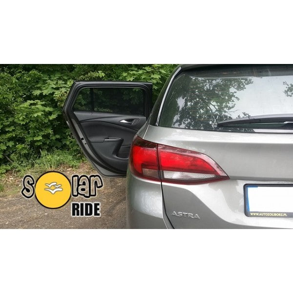 Solskjerm Opel Astra K Sports Tourer (2015-2021) (2 stk) - sett bakfra