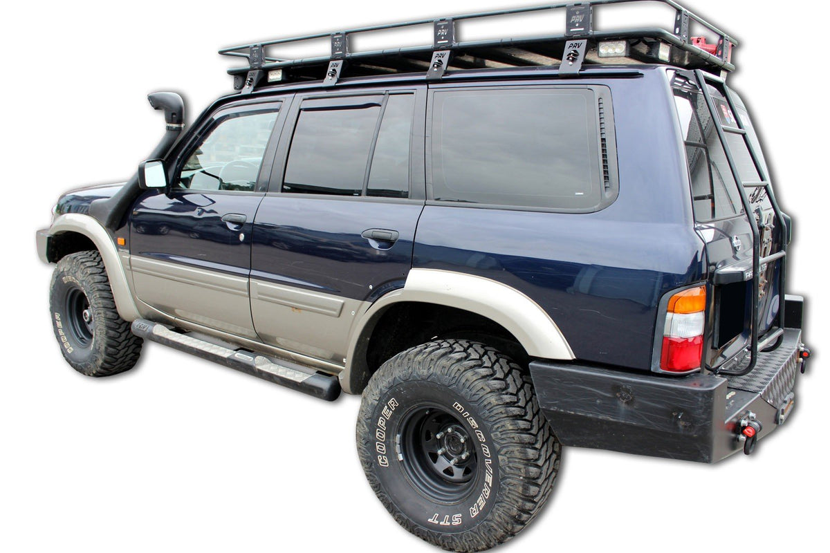 Vindavviser Nissan Patrol GR Y61 1997→ – PMMA Plexi - nærbilde