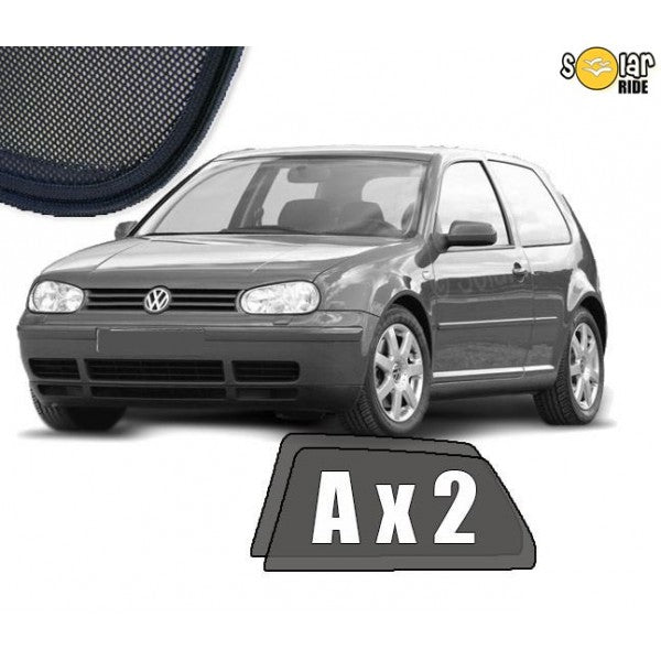 Sr solskjerm i akryl for Vw Golf Coupe IV med enkel montering og vindavviserfunksjon