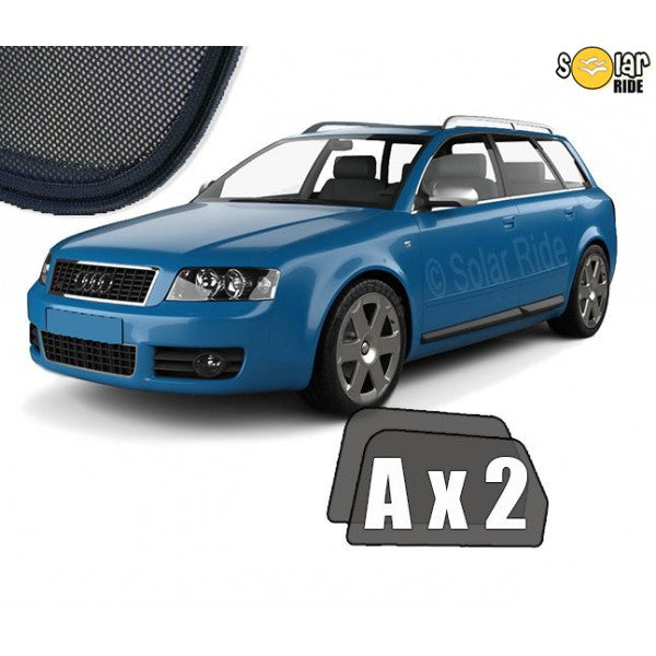 Sr solskjerm i akryl til Audi A4 (B6) Avant med enkel montering og vindavviser funksjon