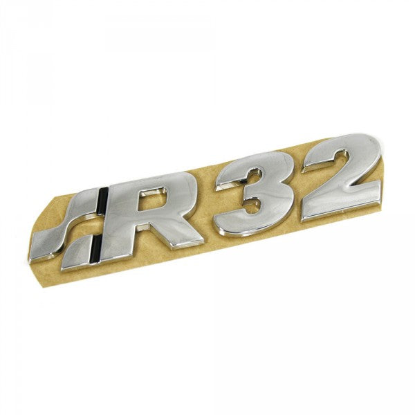 Emblem Vw Golf 4 (1J) R32 Chrome - sett forfra